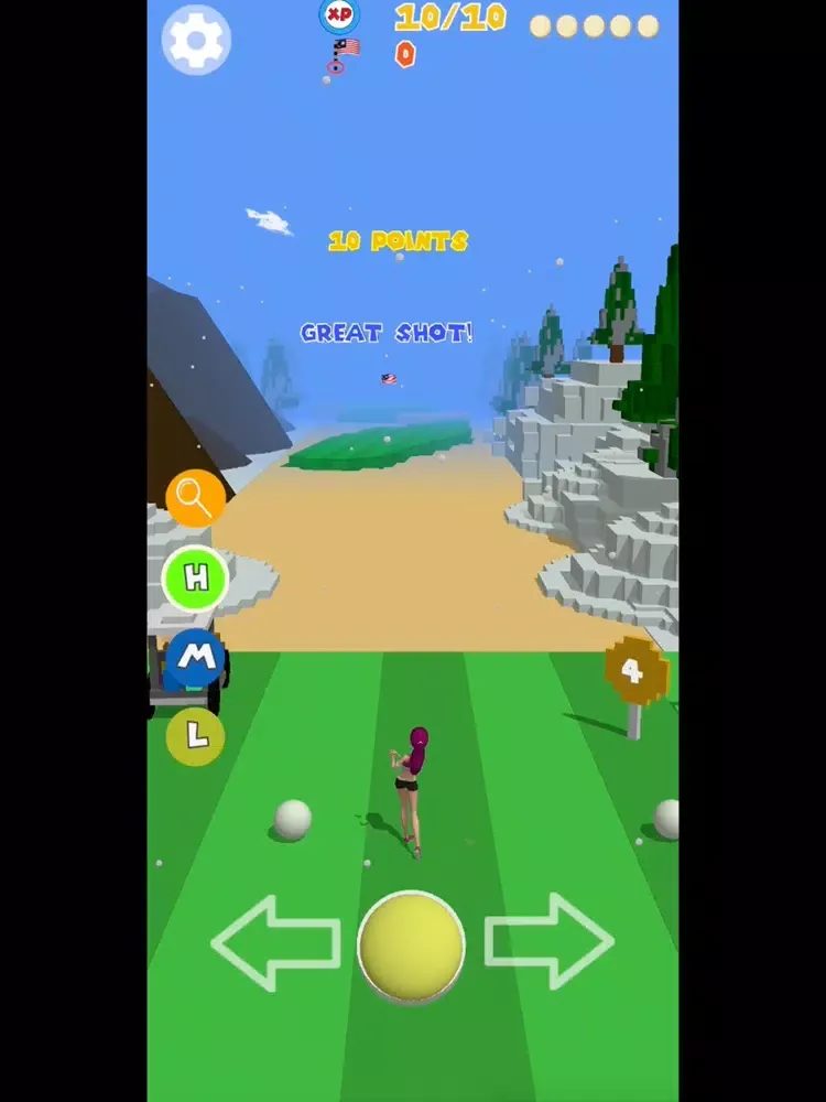 Target Golf iPad 應用截圖